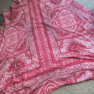 ♥️Style & Co. Red and White Textured Top